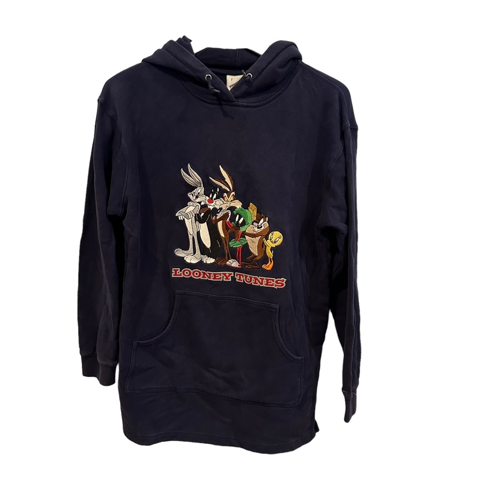 Vintage looneytoon warner bro. Bugs bunny Pullover Hoodie embroidered size XS